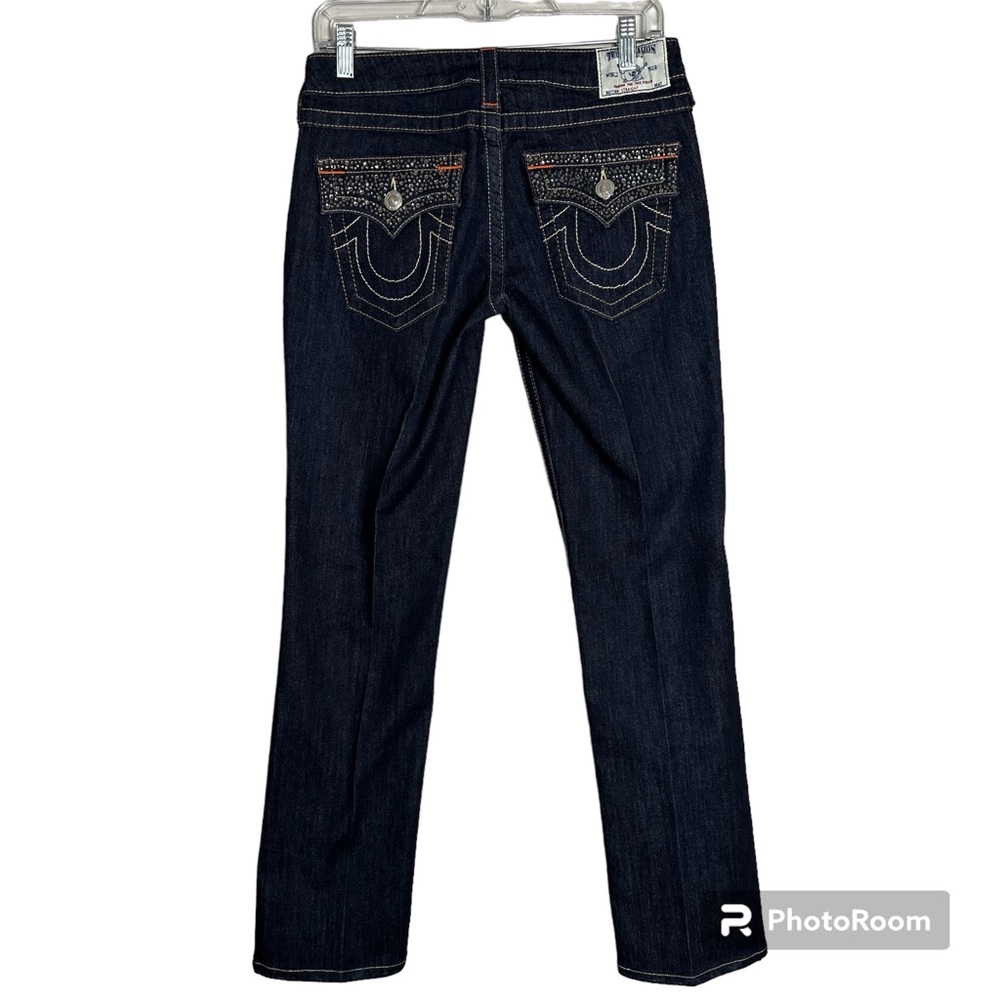True Religion Straight Jeans Swarovski Crystal Pockets